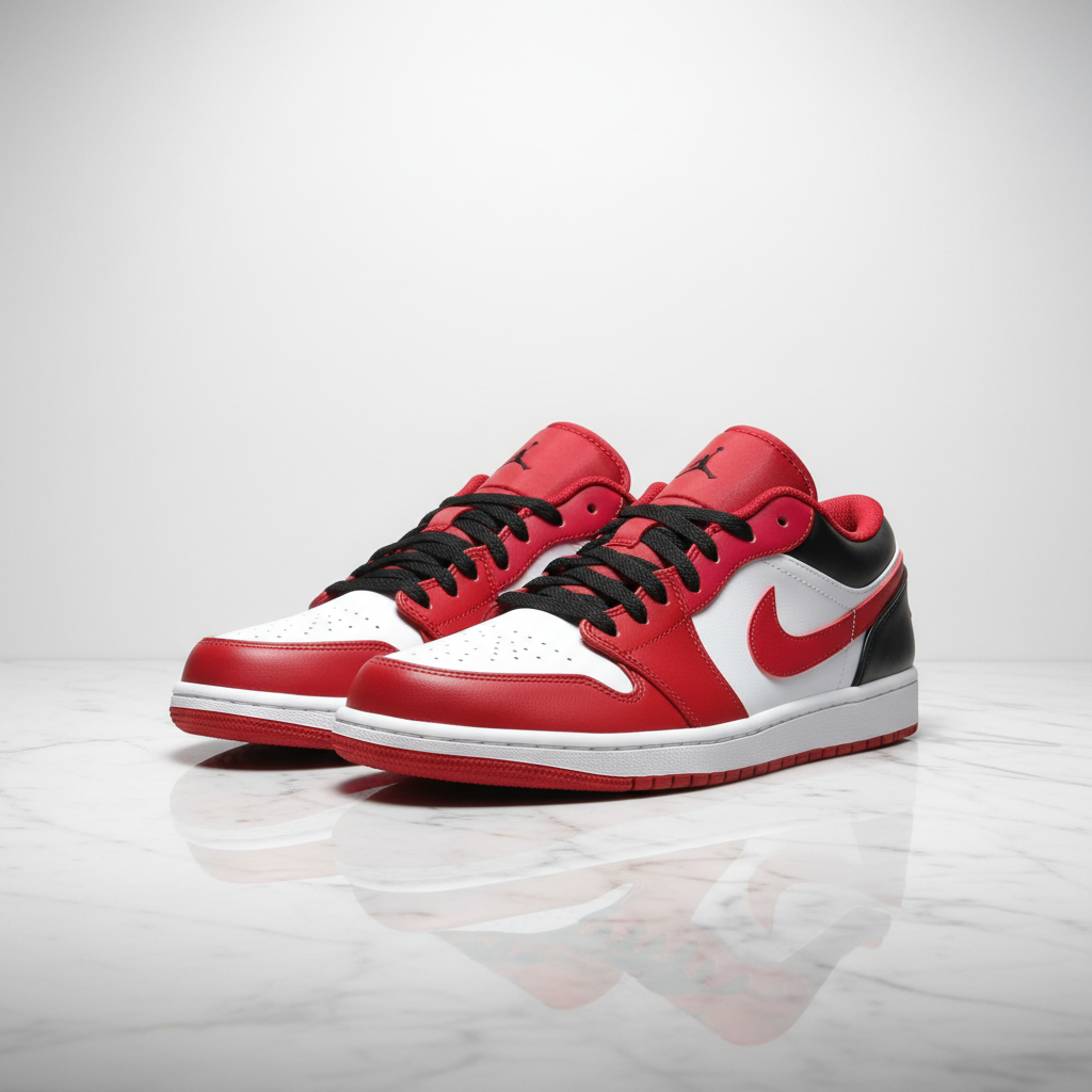 Air Jordan 1 Low Bulls marble editorial