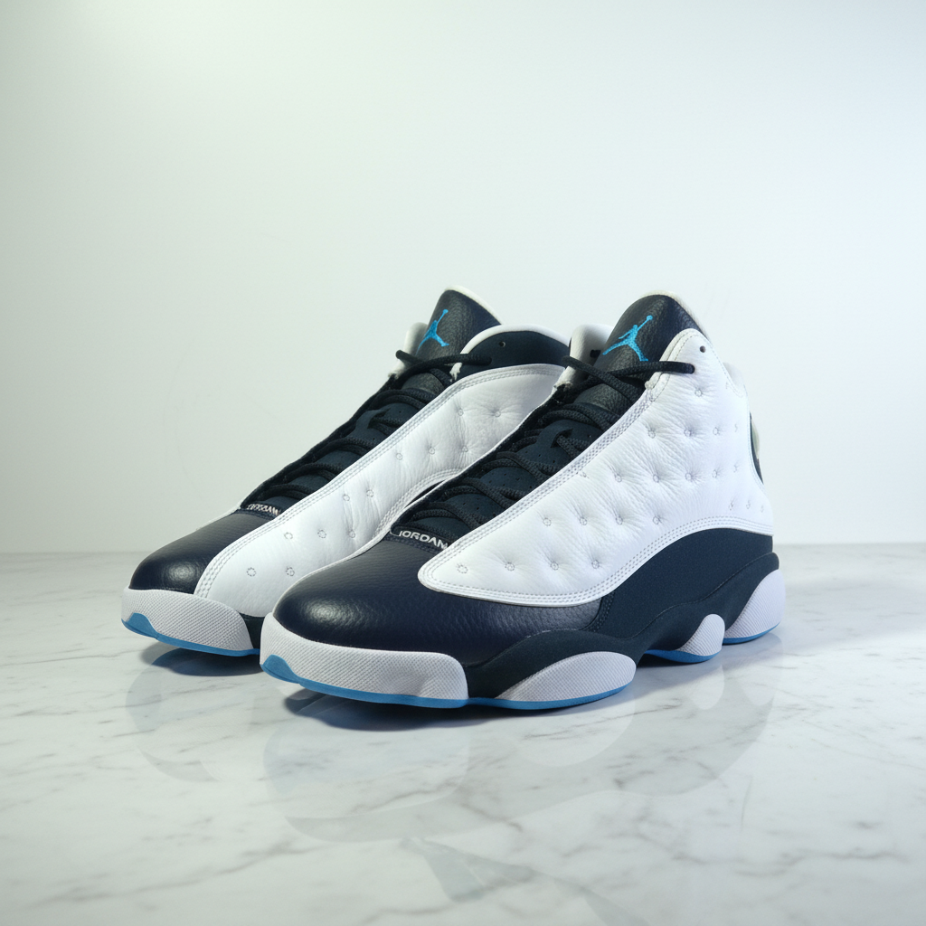 Air Jordan 13 luxury marble editorial
