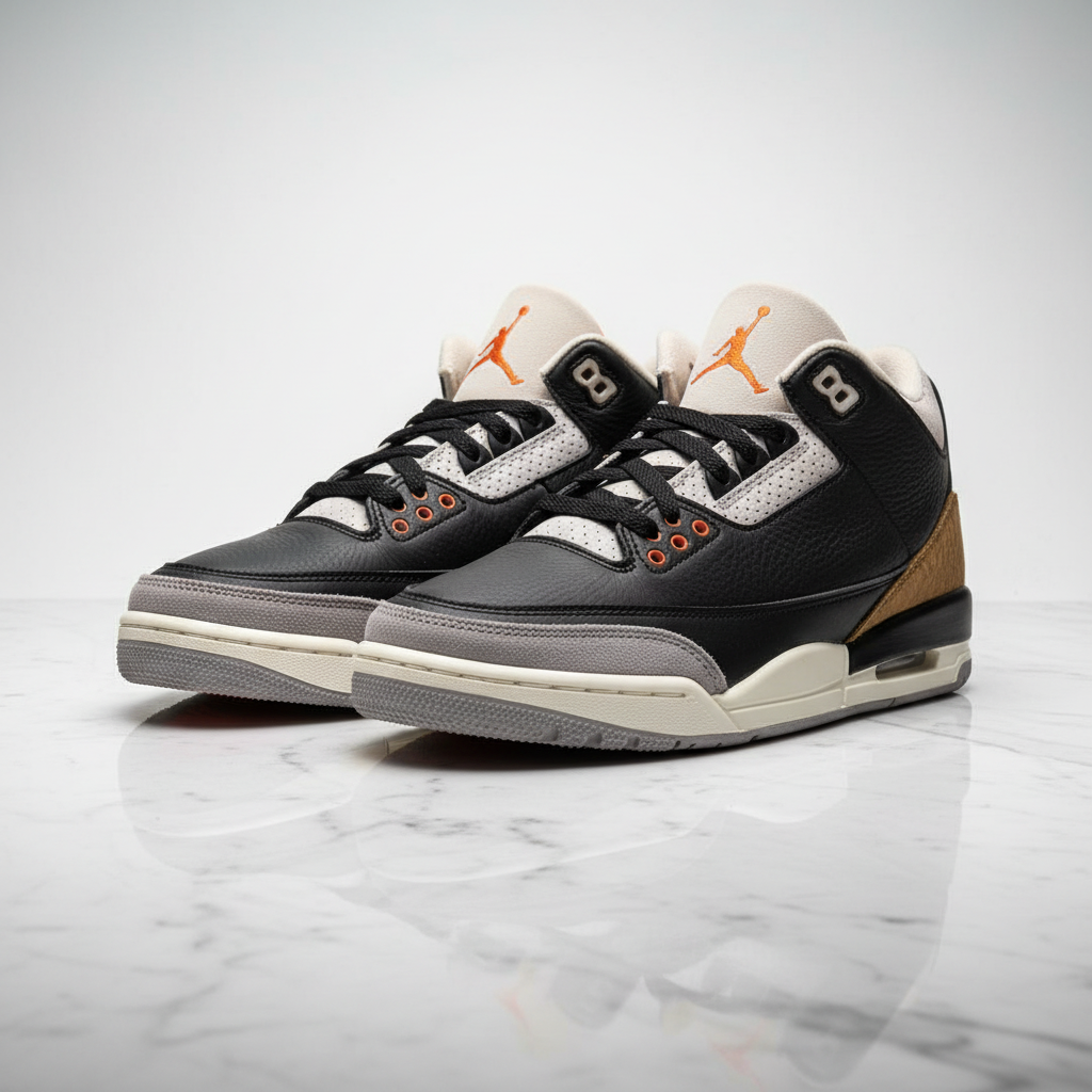 Air Jordan 3 Retro GS Desert Elephant Editorial