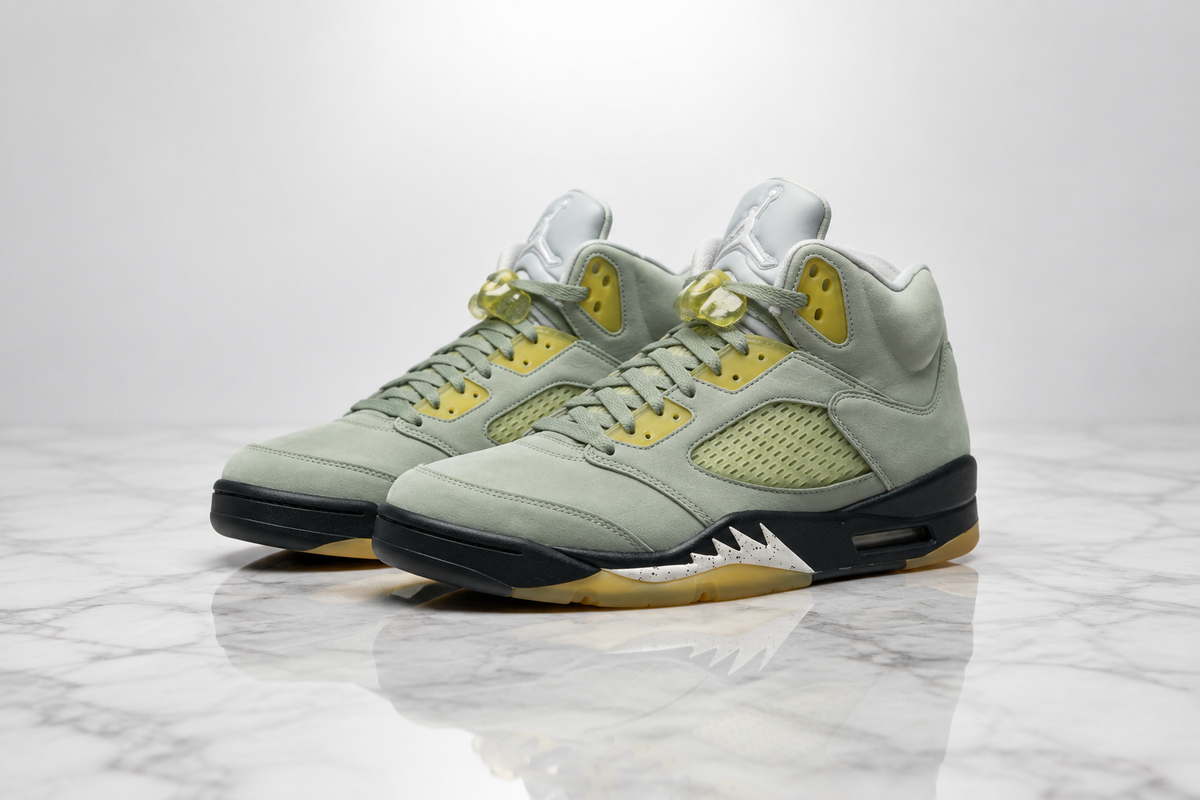 Editorial Air Jordan 5 Jade Horizon sneaker image