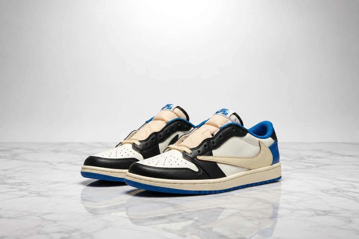 Editorial Jordan 1 Low OG Fragment x Travis Scott sneaker image