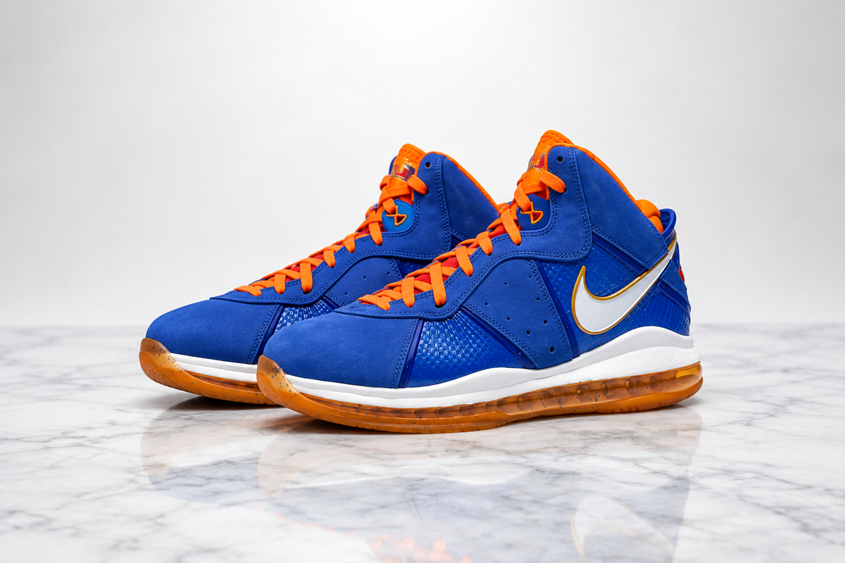 Editorial Nike LeBron 8 Hardwood Classic sneaker image