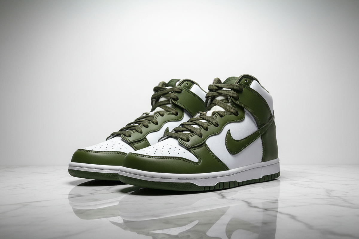 Nike Dunk High Cargo Khaki - Editorial