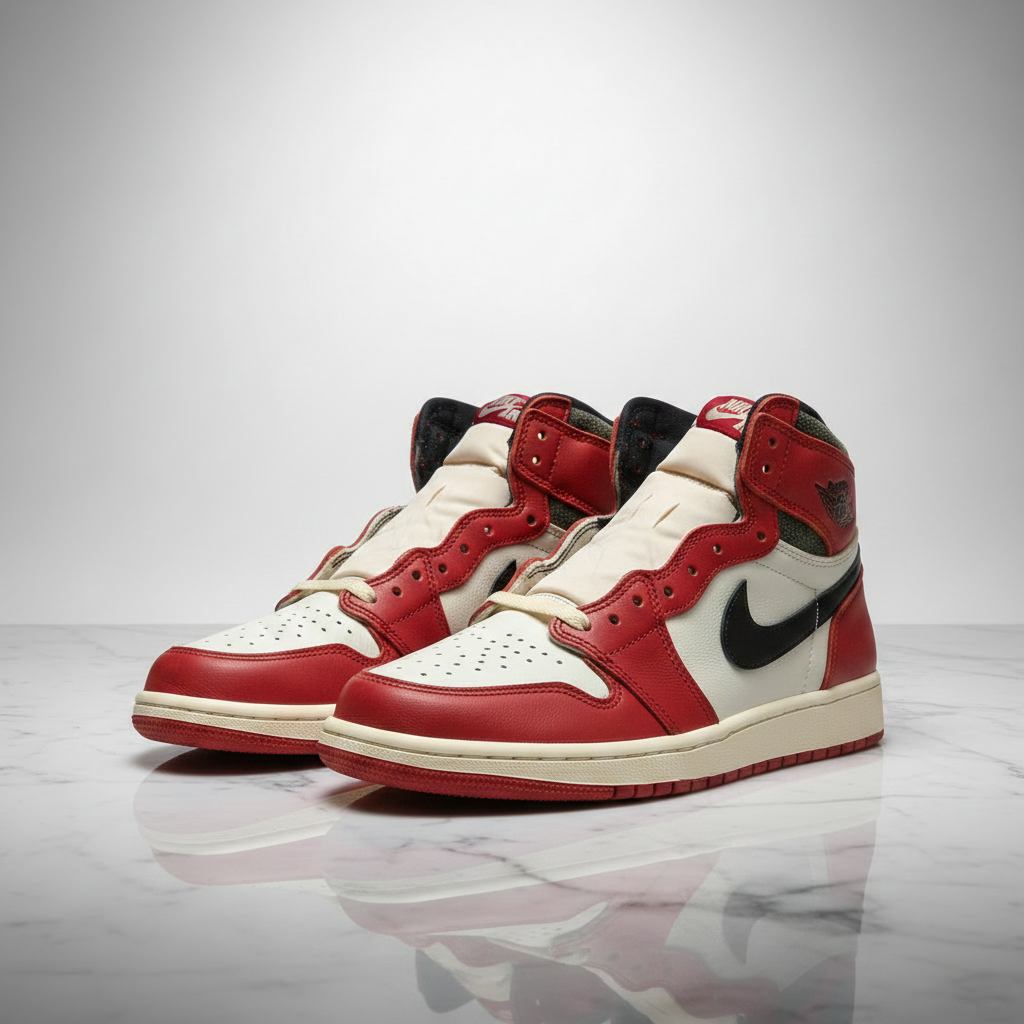 Air Jordan 1 Chicago Lost and Found - White/Grey Marble