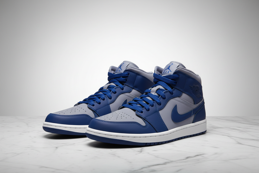 Air Jordan 1 Mid SE Iron Purple Deep Royal Editorial