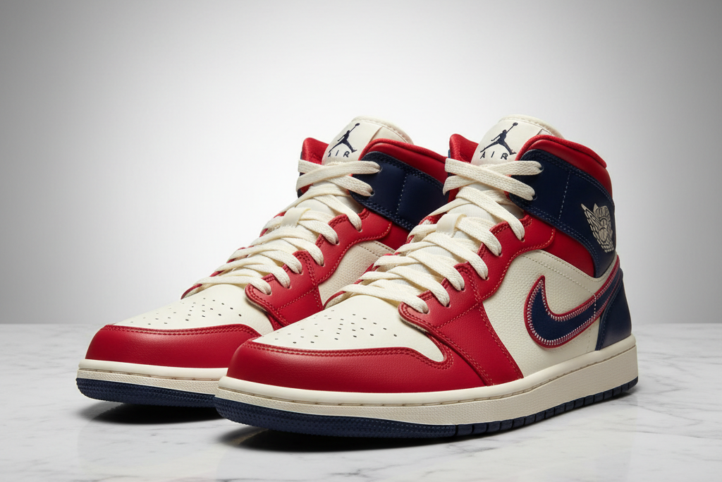 Air Jordan 1 Mid SE USA Editorial