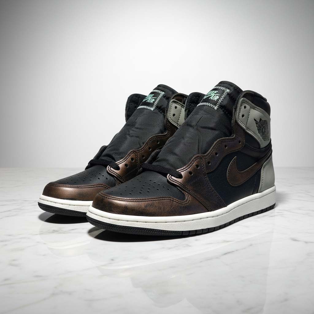 Air Jordan 1 Patina marble editorial