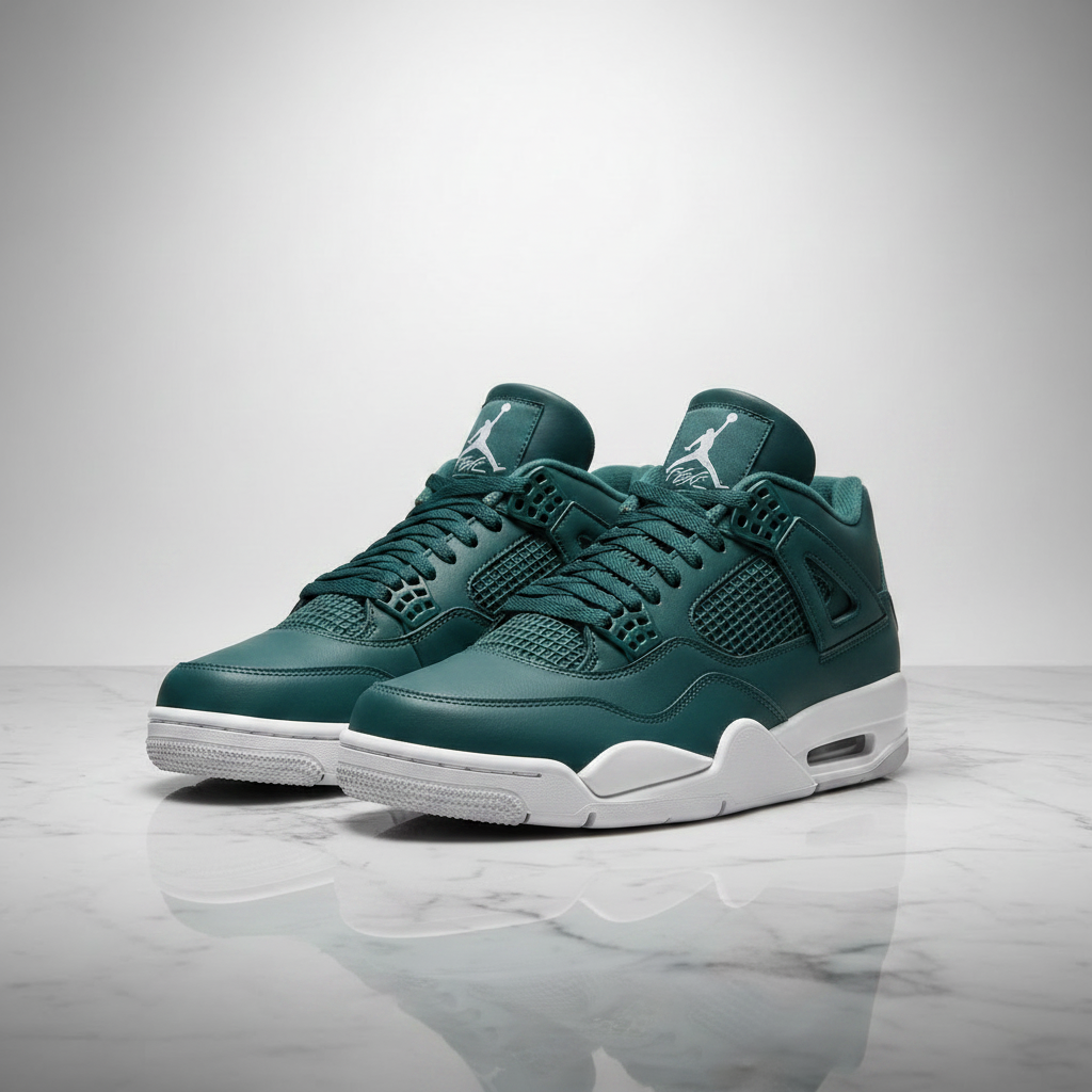 Air Jordan 4 RM Oxidized Green - White/Grey Marble
