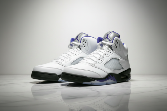 Air Jordan 5 Dark Concord - Toes Left