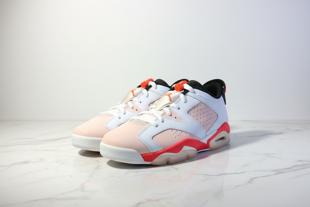 Air Jordan 6 Low Atmosphere marble editorial