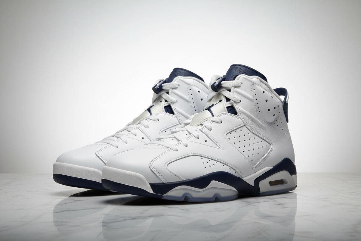 Air Jordan 6 Midnight Navy — Editorial
