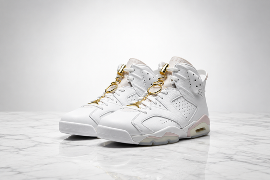 Editorial Air Jordan 6 Gold Hoops sneaker image