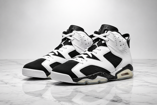 Editorial Air Jordan 6 Oreo sneaker photograph