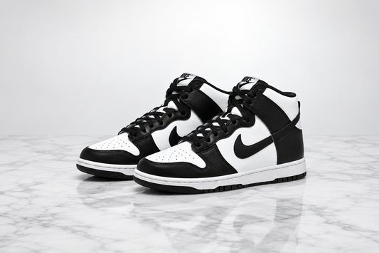 Editorial Nike Dunk Hi Panda sneaker image