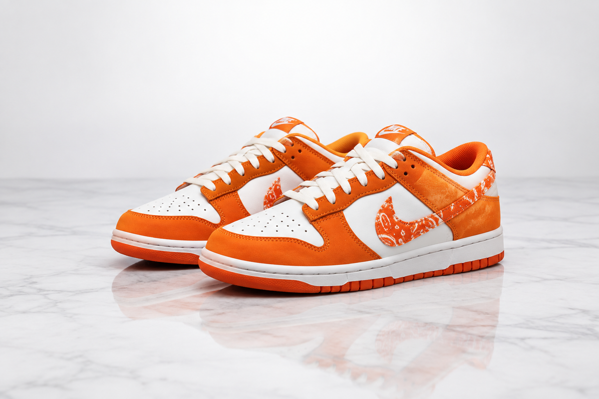 Editorial Nike Dunk Low Paisley Pack sneaker image