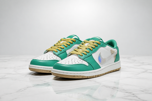 Cold Sins Menthol Killers sneakers side by side on a white and gray marble surface