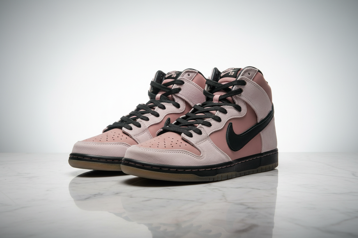 Nike Dunk High Pink & Black — Editorial