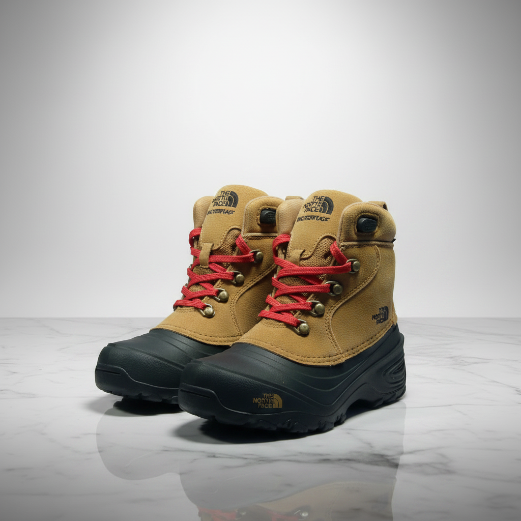 North Face Youth Chilkat Lace II - White/Grey Marble