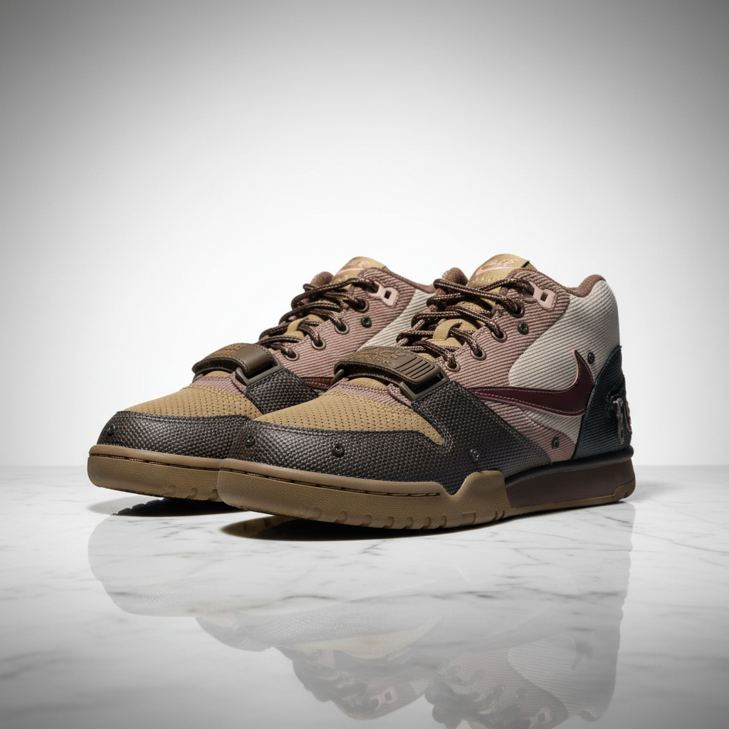 Travis Scott Air Trainer marble editorial